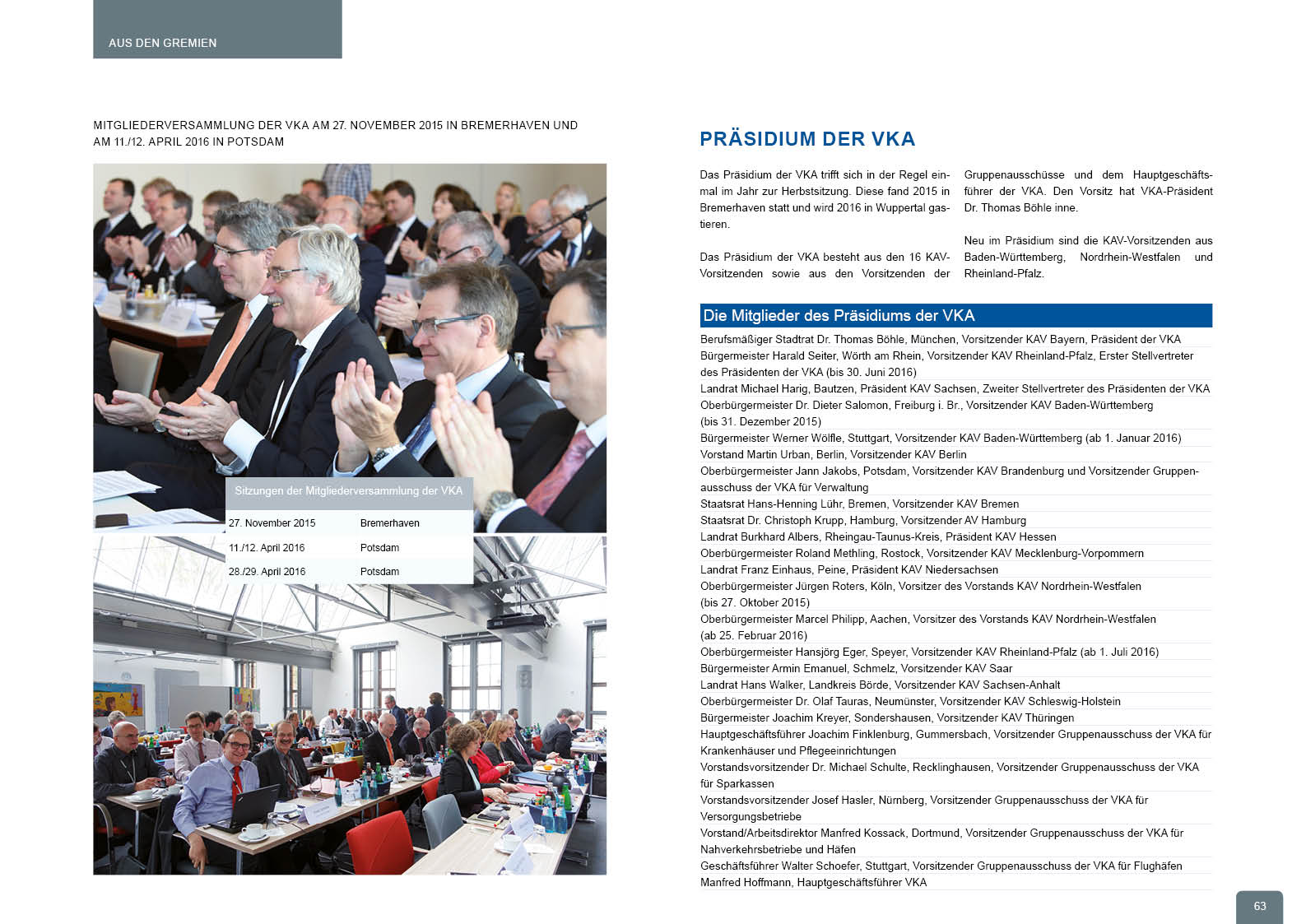 VKA Annual Report 2017 – Spread 32